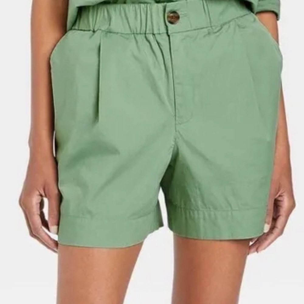 NWT A New Day High Rise Poplin Shorts
